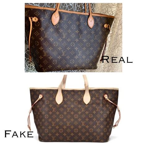 difference between fake and real louis vuitton|Louis Vuitton neverfull knockoff.